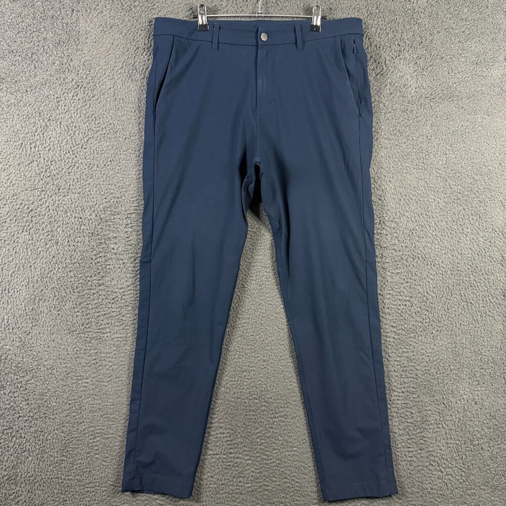 Lululemon Pants Mens 34x31 Blue Commission Slim Fit Stretch Chino Casual